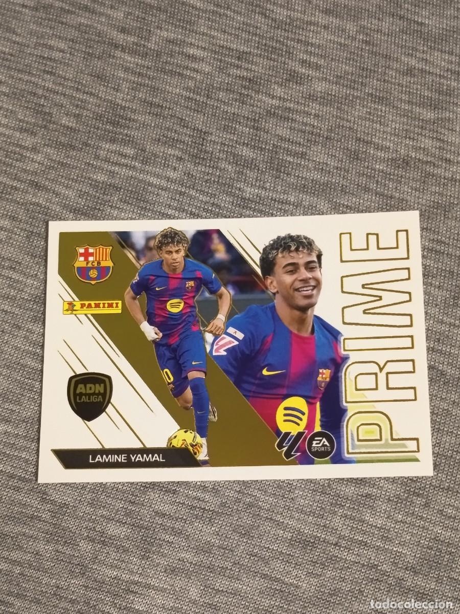 Cromos de f&uacute;tbol: Liga este 26 27 Panini LAMINE YAMAL N&deg;6 ADN PRIME nuevo