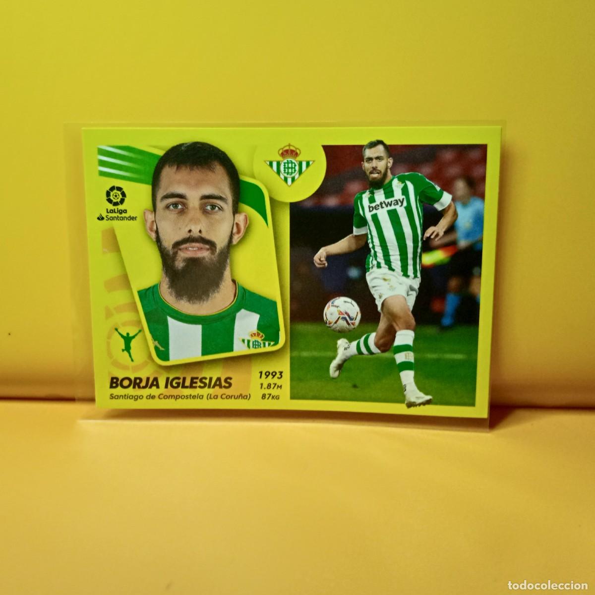 Cromos de f&uacute;tbol: EDICIONES ESTE 2021 2022 21 22 REAL BETIS BORJA IGLESIAS 20