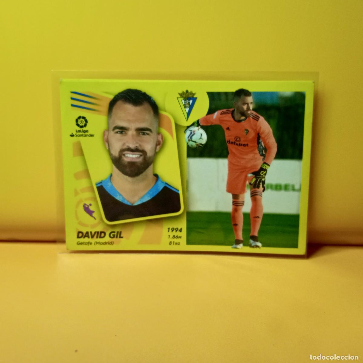 Cromos de f&uacute;tbol: EDICIONES ESTE 2021 2022 21 22 C&Aacute;DIZ C.F DAVID GIL 6