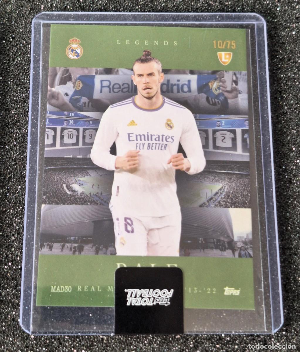Cromos de f&uacute;tbol: Gareth Bale Real Madrid Topps Total Football 10/75 Legends Green