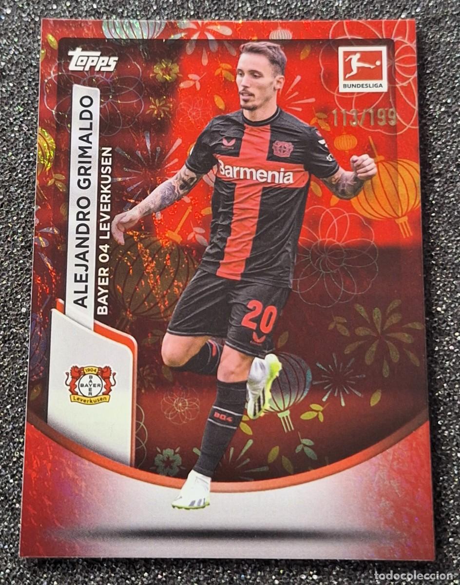 Cromos de f&uacute;tbol: Alejandro Grimaldo Bayer 04 Leverkusen Topps Bundesliga 113/199 Chinese New Year