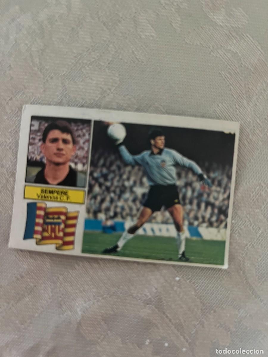 Cromos de f&uacute;tbol: SEMPERE VALENCIA SIN PEGAR LIGA ESTE 1982/1983 82 83