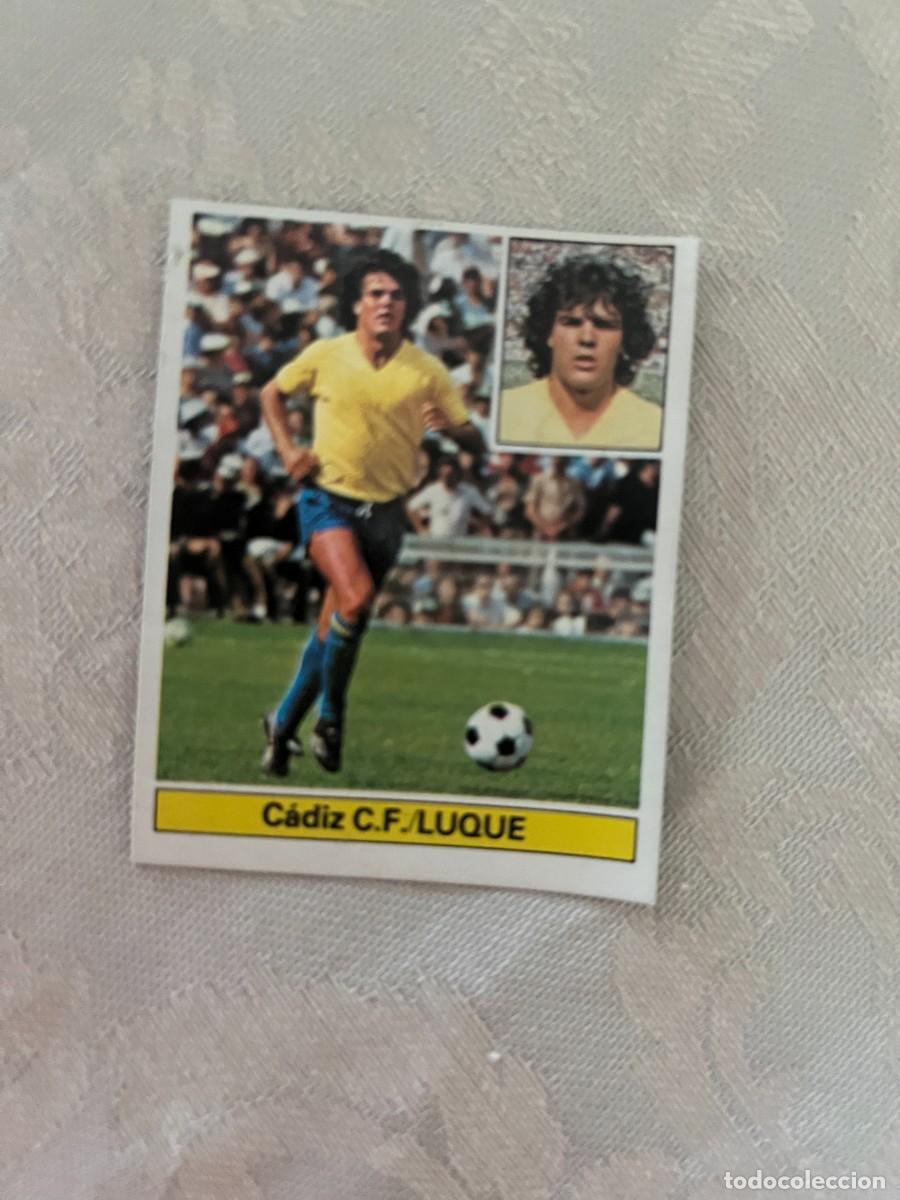 Cromos de f&uacute;tbol: LUQUE CADIZ LIGA ESTE 1981/1982 81 82