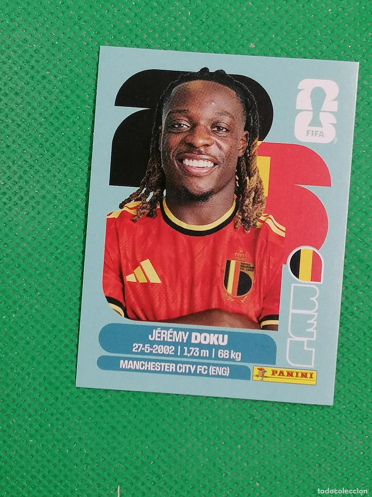 Cromos de Futebol: BEL 16 BEL16 JEREMY DOKU BELGICA ⚽ PANINI FIFA MUNDIAL WORLD CUP 26 2026 STICKER ⚽