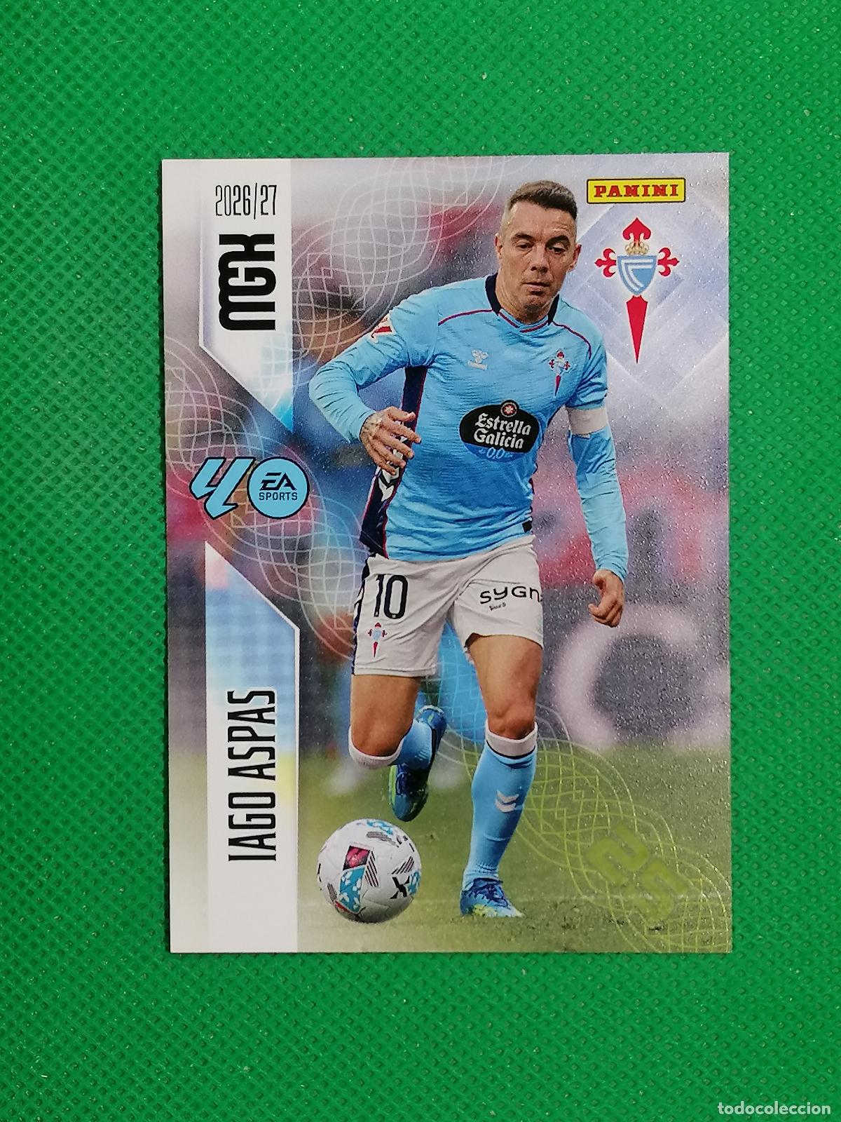 Cromos de f&uacute;tbol: 124 IAGO ASPAS CELTA DE VIGO ⚽ MEGACRACKS LIGA 2026 2027 26 27 ⚽