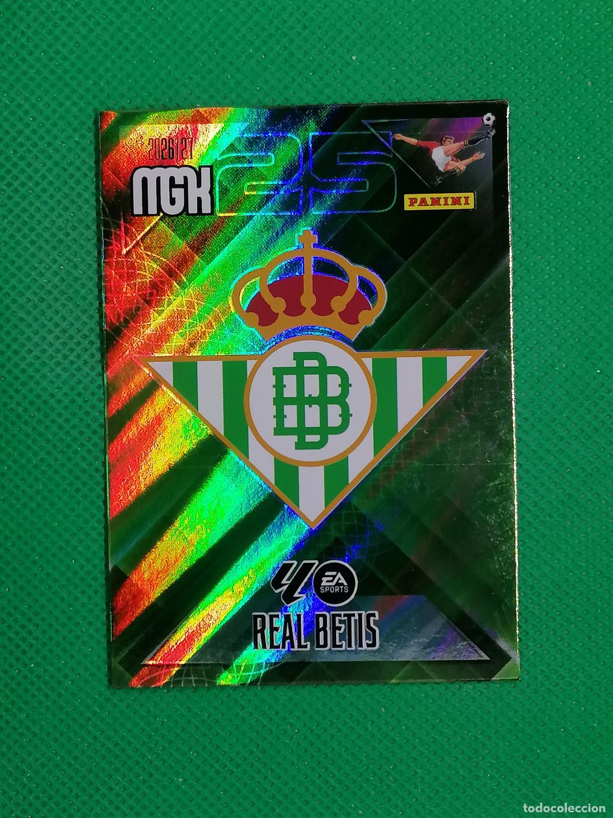Cromos de f&uacute;tbol: 91 ESCUDO BETIS ⚽ MEGACRACKS LIGA 2026 2027 26 27 ⚽