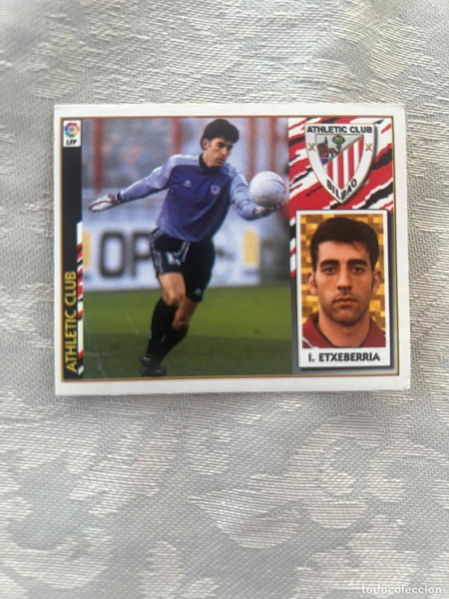 Cromos de f&uacute;tbol: ETXEBERR&Iacute;A AT BILBAO SIN PEGAR LIGA ESTE 1997/98 97 98