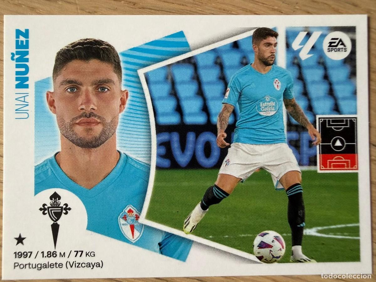 Figurine di Calcio: 6A 6 A NU&Ntilde;EZ CELTA VIGO 24 25 2024 2025 LIGA EA SPORTS COLECCIONES ESTE SIN PEGAR STICKER