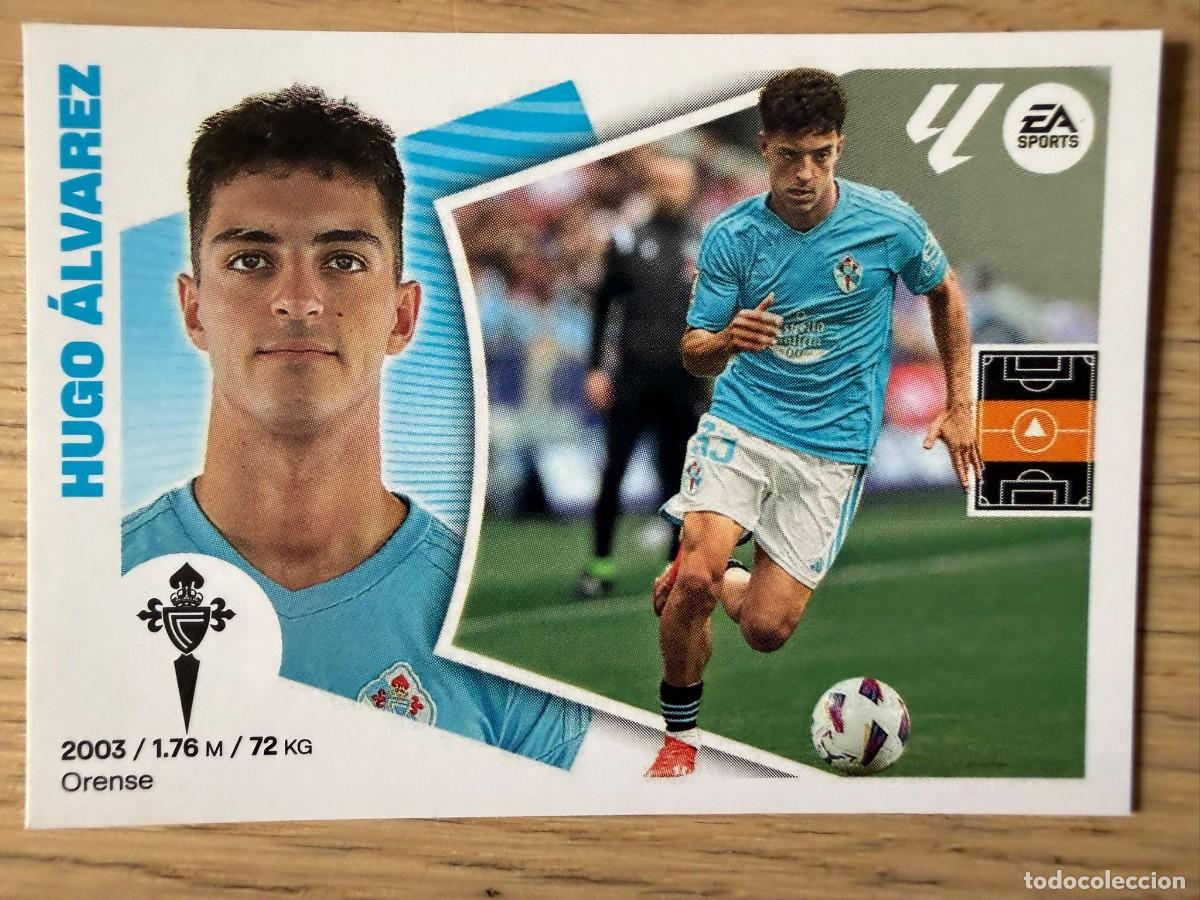 Cromos de f&uacute;tbol: 12 HUGO ALVAREZ CELTA VIGO 24 25 2024 2025 LIGA EA SPORTS COLECCIONES ESTE SIN PEGAR STICKER