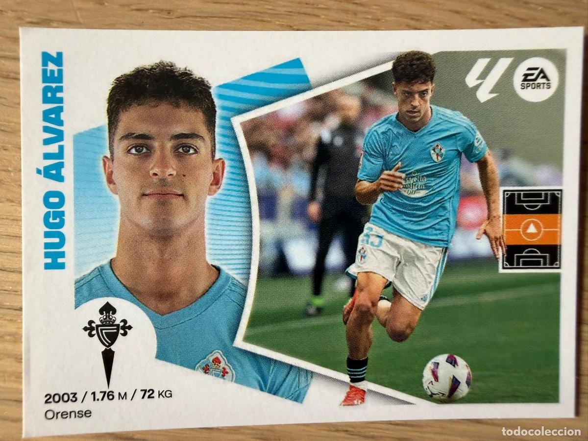 Cromos de f&uacute;tbol: 12 HUGO ALVAREZ CELTA VIGO 24 25 2024 2025 LIGA EA SPORTS COLECCIONES ESTE SIN PEGAR STICKER