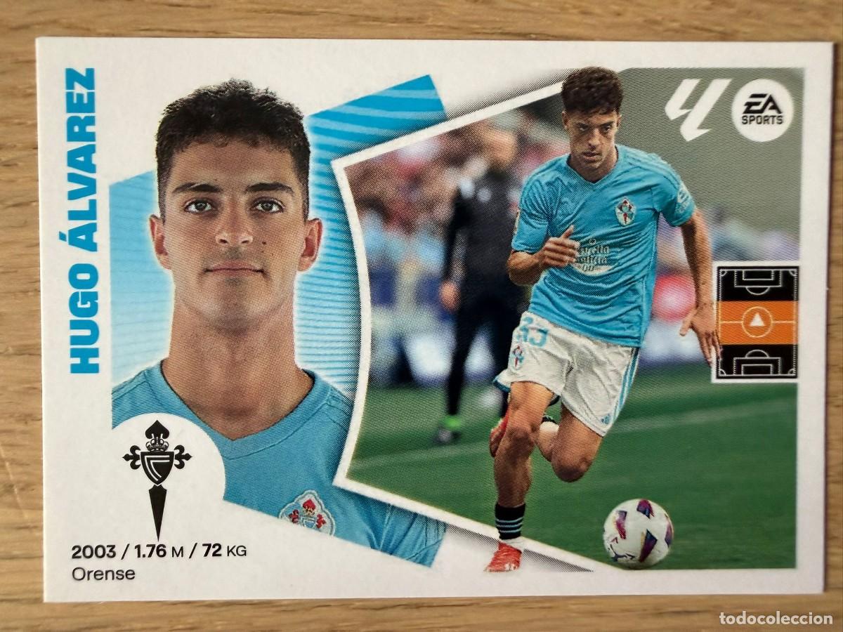 Cromos de f&uacute;tbol: 12 HUGO ALVAREZ CELTA VIGO 24 25 2024 2025 LIGA EA SPORTS COLECCIONES ESTE SIN PEGAR STICKER