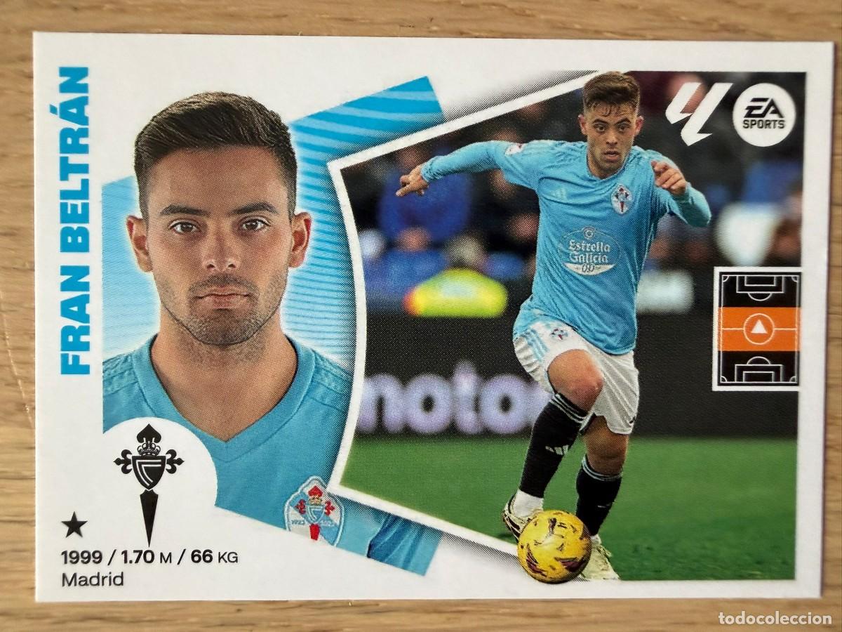 Cromos de f&uacute;tbol: 14 FRAN BELTRAN CELTA VIGO 24 25 2024 2025 LIGA EA SPORTS COLECCIONES ESTE SIN PEGAR STICKER