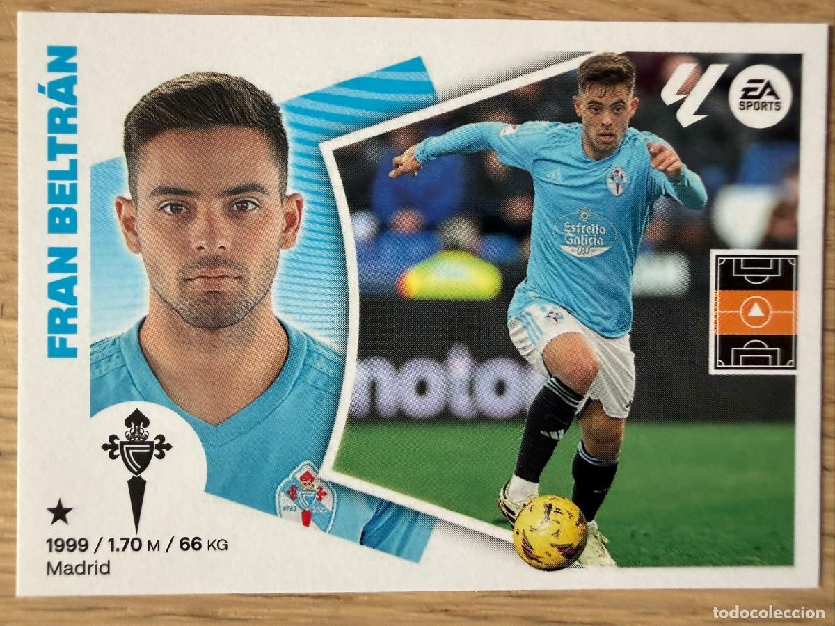 Cromos de f&uacute;tbol: 14 FRAN BELTRAN CELTA VIGO 24 25 2024 2025 LIGA EA SPORTS COLECCIONES ESTE SIN PEGAR STICKER