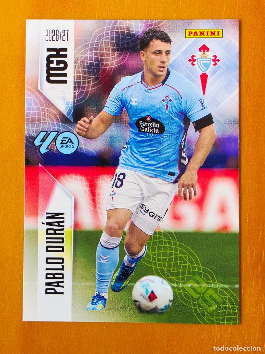 Cromos de f&uacute;tbol: 123 Pablo Dur&aacute;n, RC Celta de Vigo, Panini Megacracks MGK 2026 2027 26 27