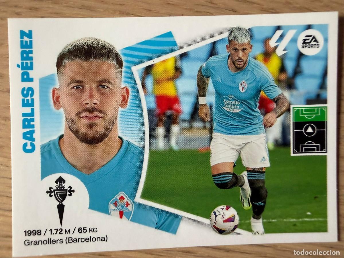 Cromos de f&uacute;tbol: 18 CARLES PEREZ CELTA VIGO 24 25 2024 2025 LIGA EA SPORTS COLECCIONES ESTE SIN PEGAR STICKER