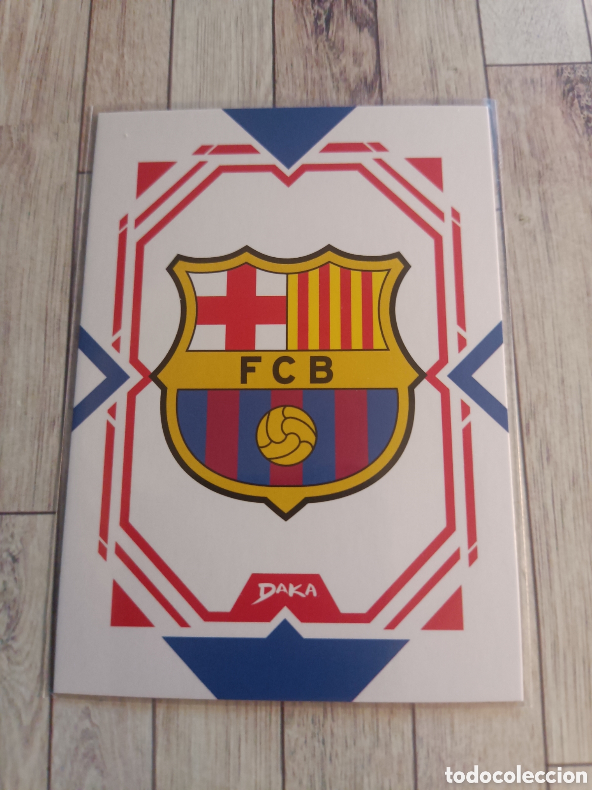 Cromos de f&uacute;tbol: FCB-32-A ESCUDO BARCELONA DAKA TOP AUDIENCE BARCELONA 2025 2026 25 26