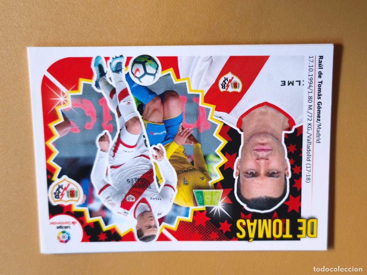 Cromos de f&uacute;tbol: de tomas, liga 2018 19 coloca