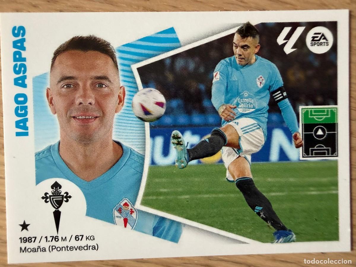 Figurine di Calcio: 20 IAGO ASPAS CELTA VIGO 24 25 2024 2025 LIGA EA SPORTS COLECCIONES ESTE SIN PEGAR STICKER