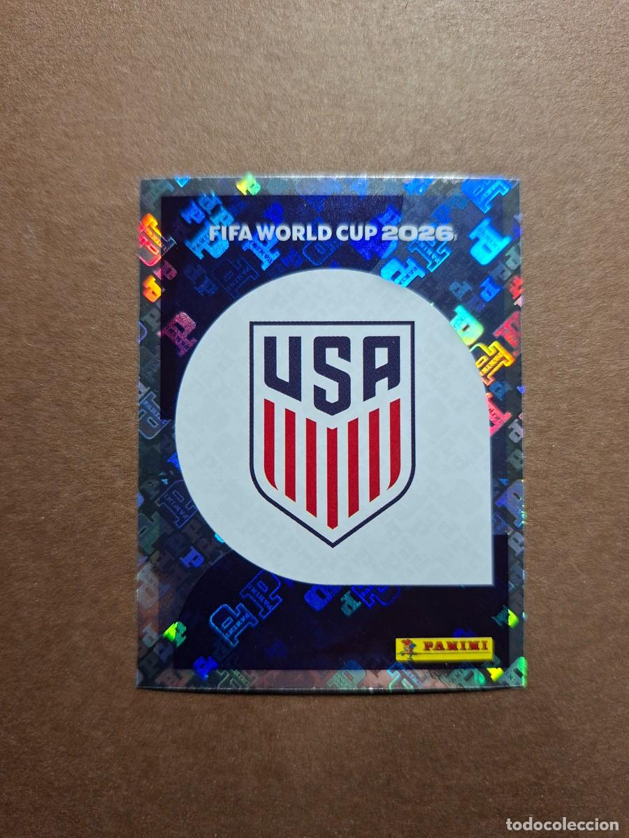 Figurine di Calcio: USA 1 USA1 EMBLEM ESCUDO ESTADOS UNIDOS MUNDIAL MEXICO CANADA FIFA WORLD CUP 2026 26 NUEVO