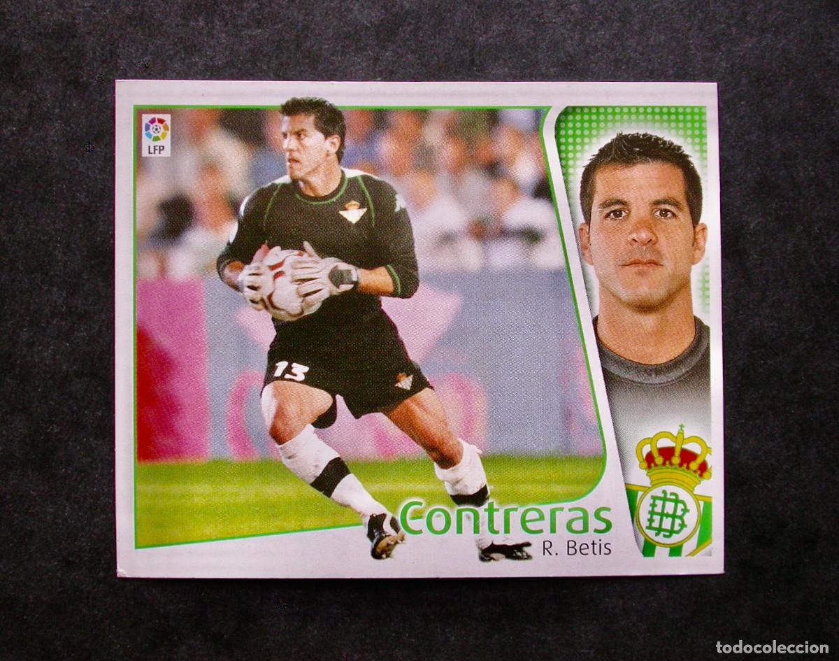 Cromos de Futebol: CONTRERAS / BETIS / EDICIONES ESTE LIGA 2004-2005 04-05 / NUNCA PEGADO
