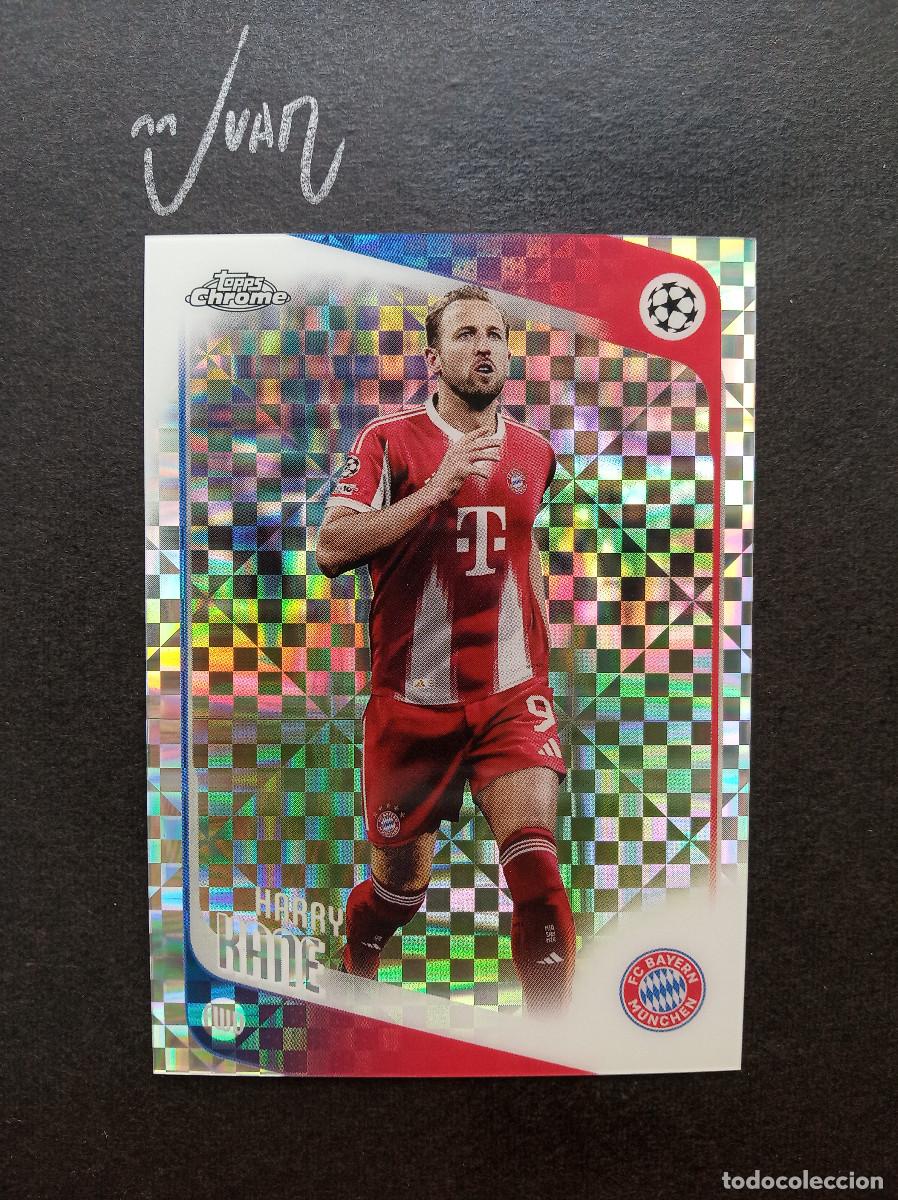 Cromos de f&uacute;tbol: N&ordm; 182 PARALELA X-FRACTOR HARRY KANE BAYER MUNICH ⚽ TOPPS &reg; CHROME UCC UEFA 2025 2026 25 26 NUEVO