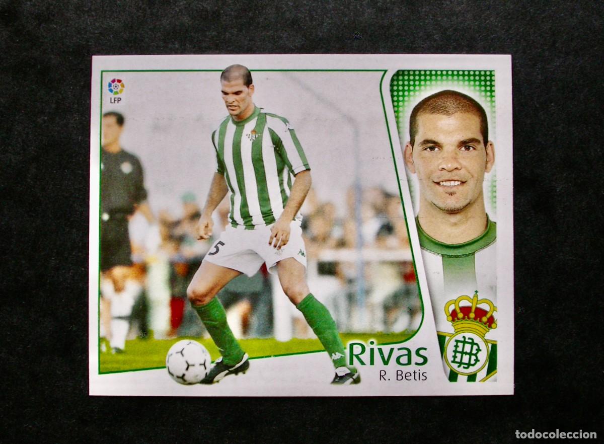 Cromos de f&uacute;tbol: RIVAS / BETIS / EDICIONES ESTE LIGA 2004-2005 04-05 / NUNCA PEGADO