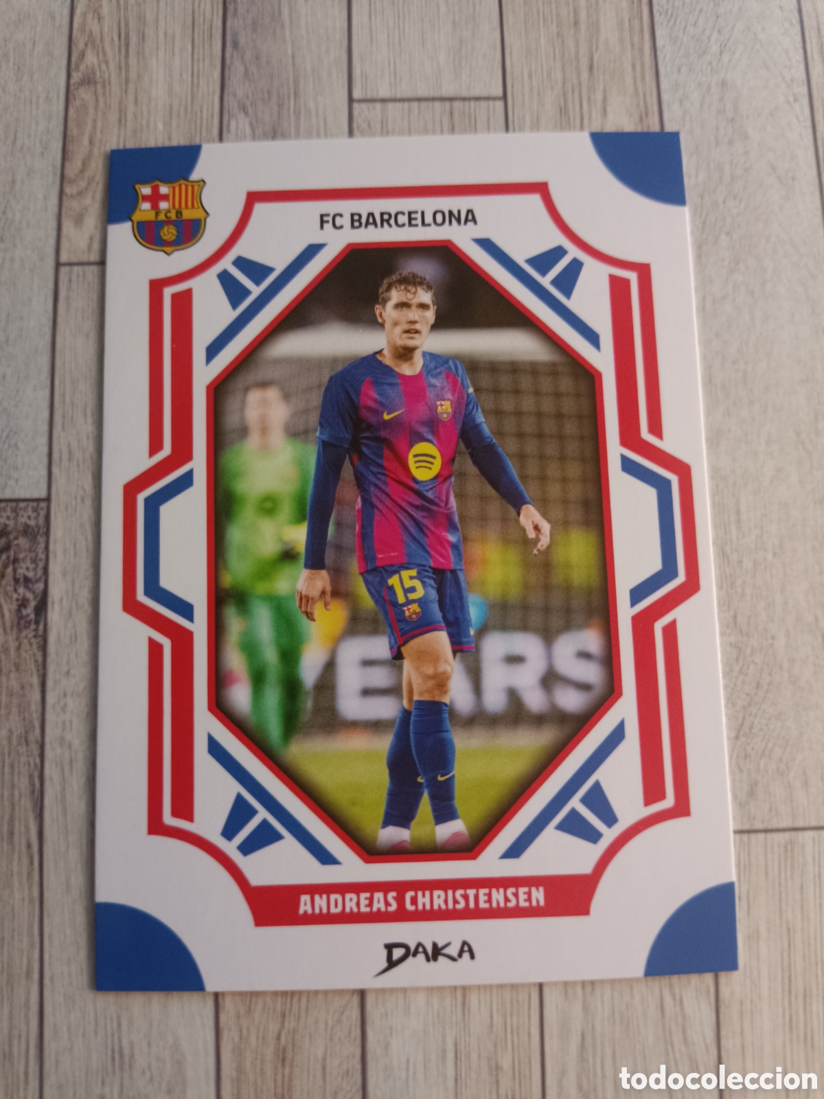 Cromos de f&uacute;tbol: FCB-18-B ANDREAS CHRISTENSEN BARCELONA DAKA TOP AUDIENCE BARCELONA