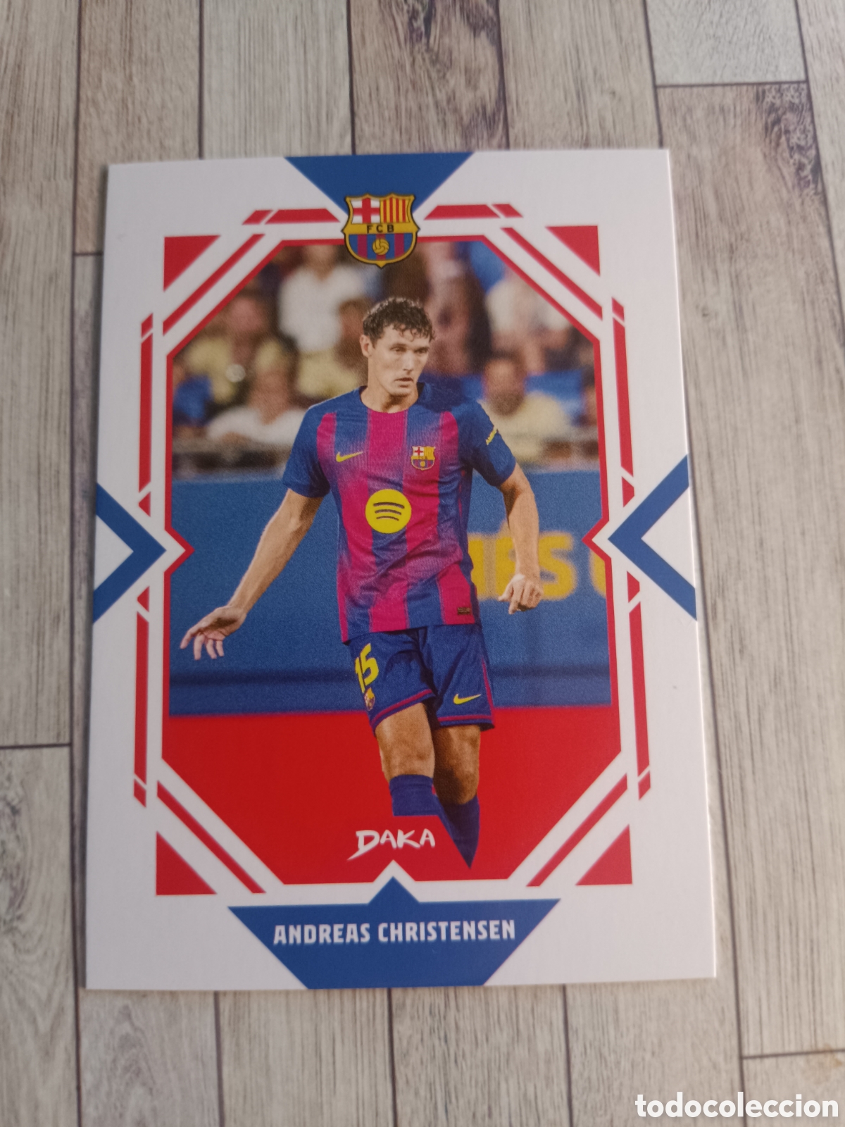 Cromos de f&uacute;tbol: FCB-18-A ANDREAS CHRISTENSEN BARCELONA DAKA TOP AUDIENCE BARCELONA