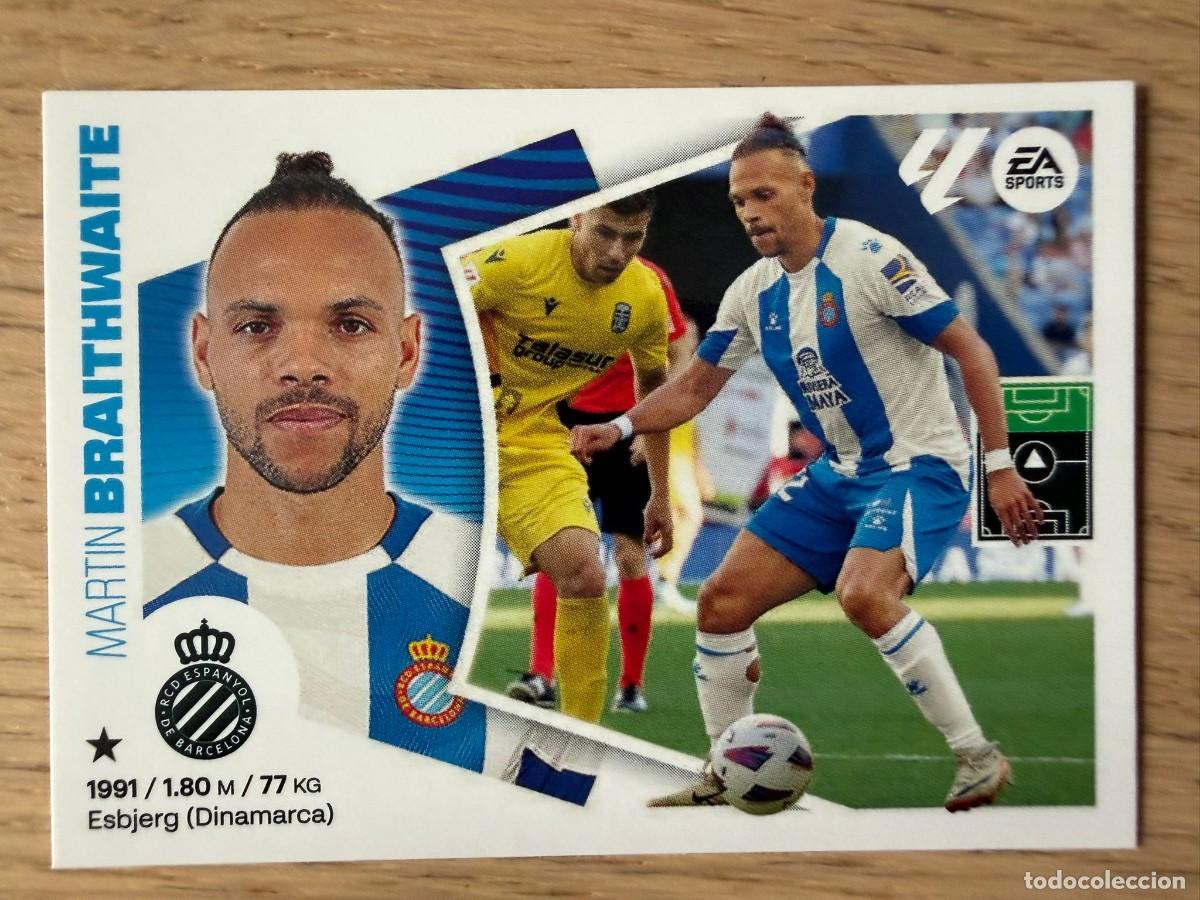 Cromos de f&uacute;tbol: 19 BRAITHWAITE ESPANYOL 24 25 2024 2025 LIGA EA SPORTS COLECCIONES ESTE SIN PEGAR STICKER