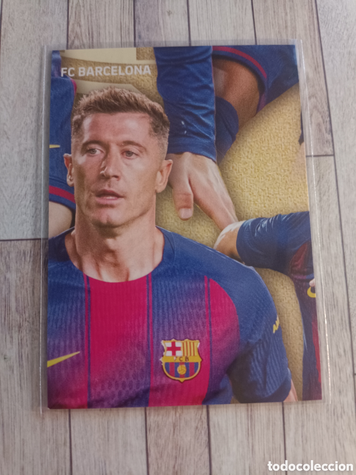 Cromos de f&uacute;tbol: TK-VIII MOSAIC LEWANDOWSKI BARCELONA DAKA TOP AUDIENCE BARCELONA