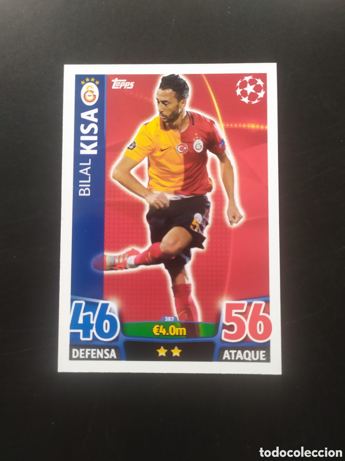 Cromos de f&uacute;tbol: UEFA Champions match attax topps 2015 2016 15 16 Kisa n&deg; 387 Galatasaray