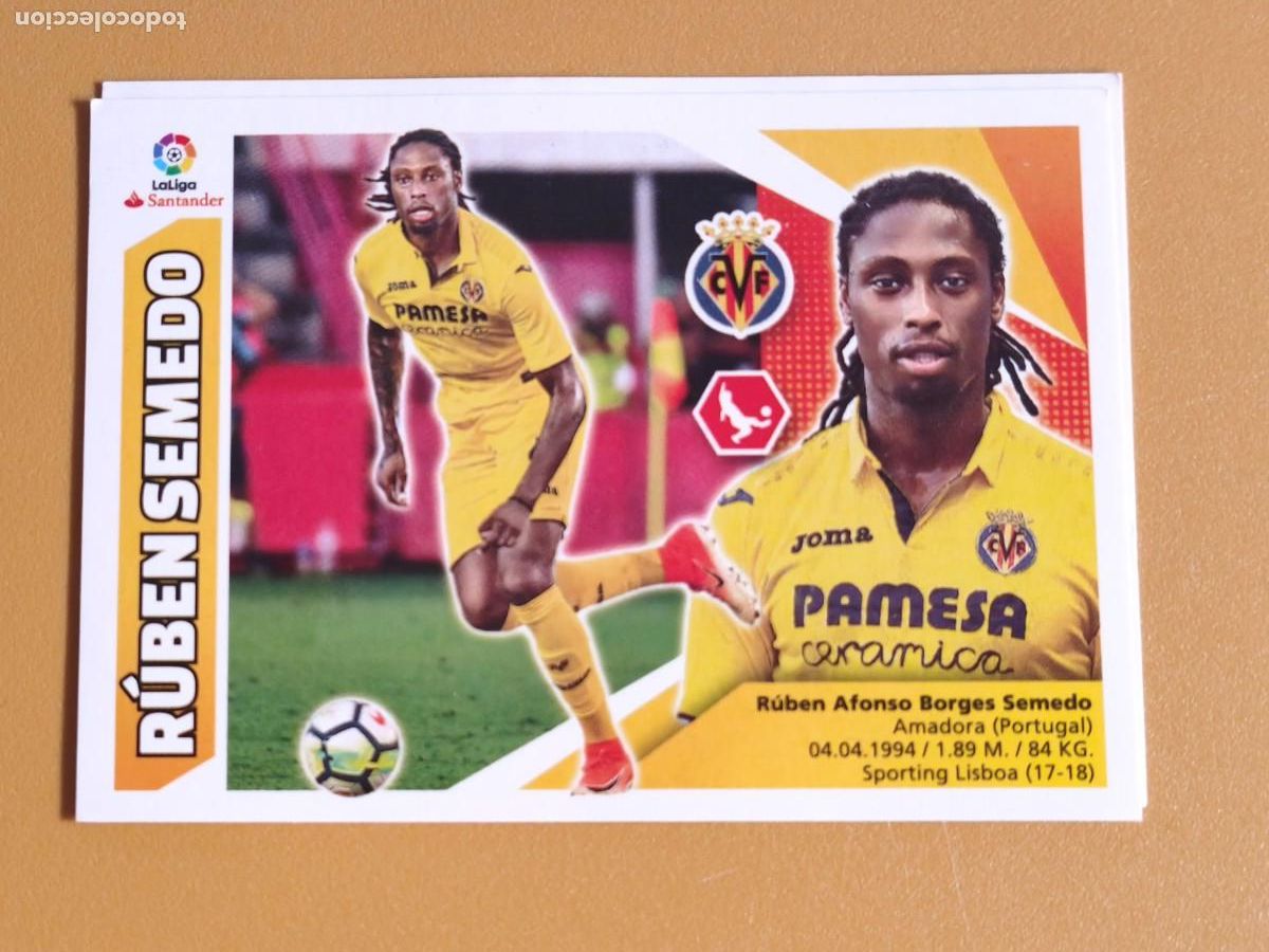 Cromos de f&uacute;tbol: ruben semedo, liga 2017 18 ultimo fichaje