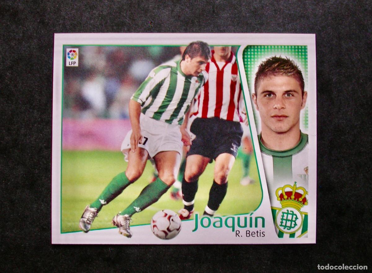 Cromos de f&uacute;tbol: JOAQU&Iacute;N / BETIS / EDICIONES ESTE LIGA 2004-2005 04-05 / NUNCA PEGADO