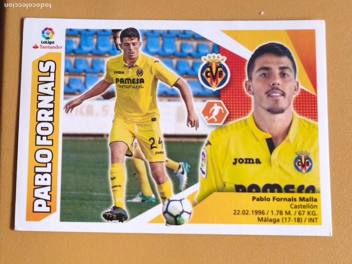 Figurine di Calcio: pablo fornals, liga 2017 18 coloca