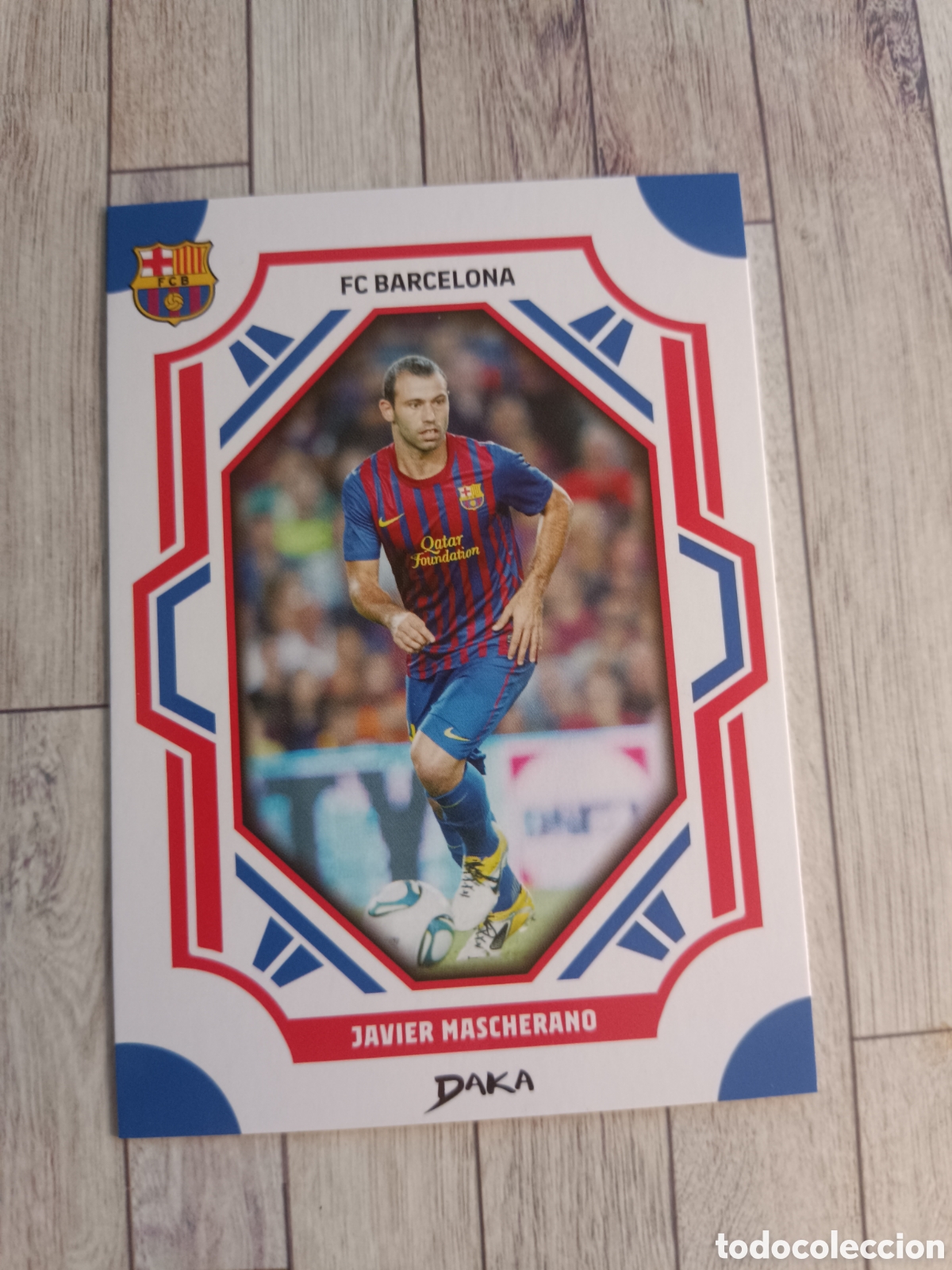 Figurine di Calcio: FCB-26-B JAVIER MASCHERANO BARCELONA BARCELONA DAKA TOP AUDIENCE BARCELONA