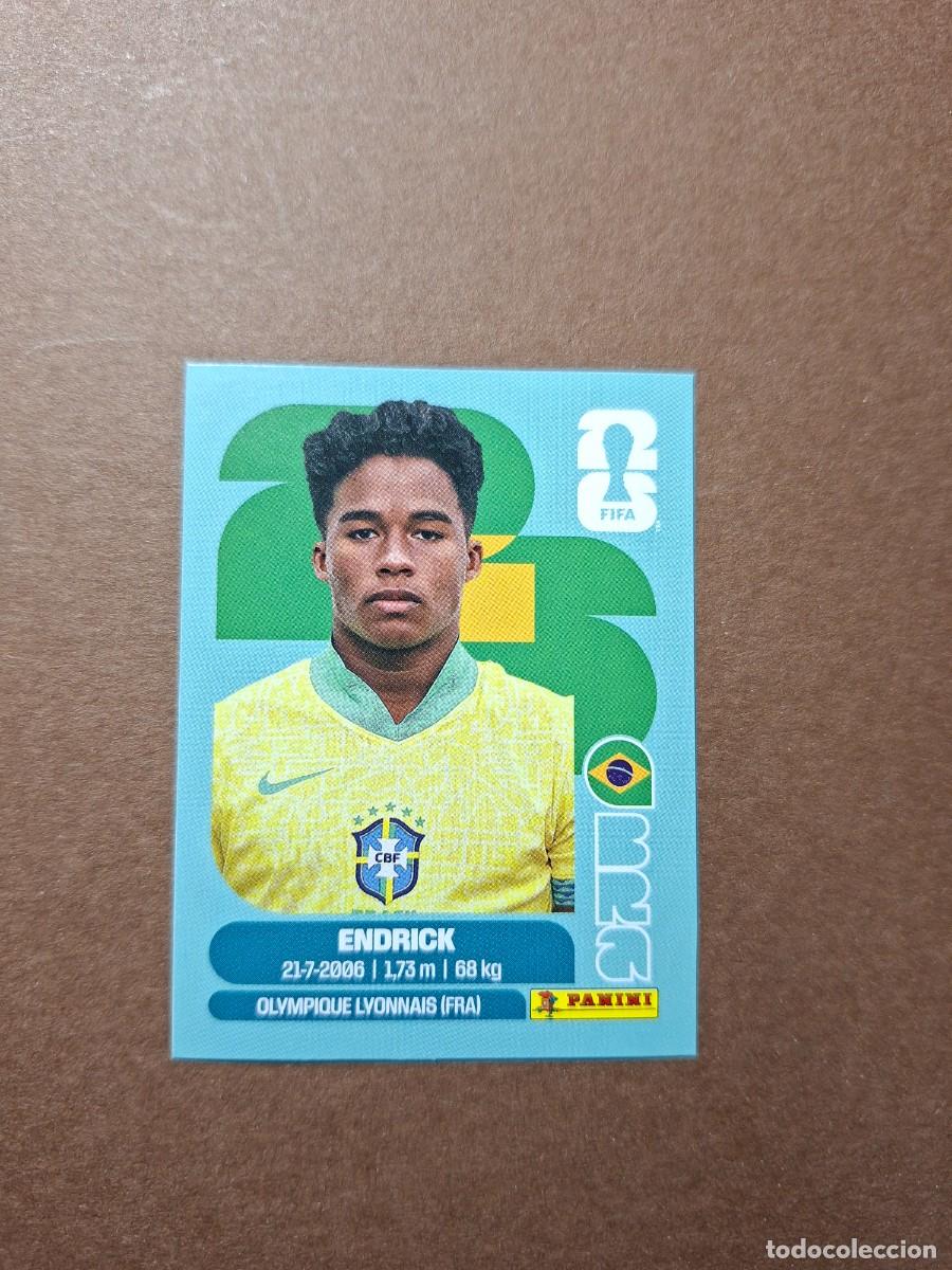 Cromos de f&uacute;tbol: ENDRICK BRASIL BRAZIL BRA UPDATE SET ACTUALIZACION MUNDIAL USA CANADA MEXICO FIFA WORLD CUP 2026 26