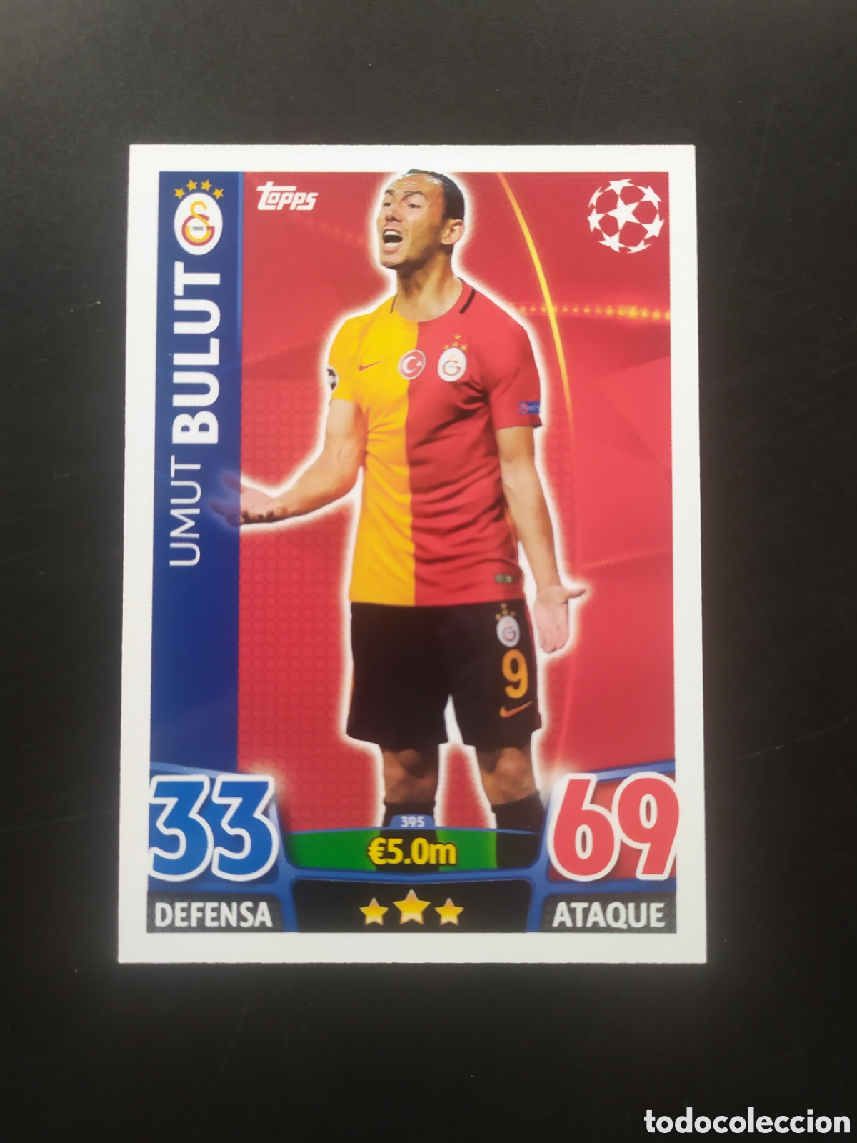 Cromos de f&uacute;tbol: UEFA Champions match attax topps 2015 2016 15 16 Bulut n&deg; 395 Galatasaray
