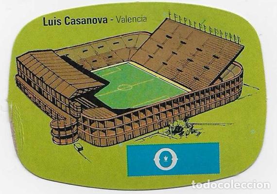 Cartes &agrave; collectionner de Football: Espa&ntilde;a 82_Pegatina_Estadio Luis Casanova-Valencia Espa&ntilde;a 1982