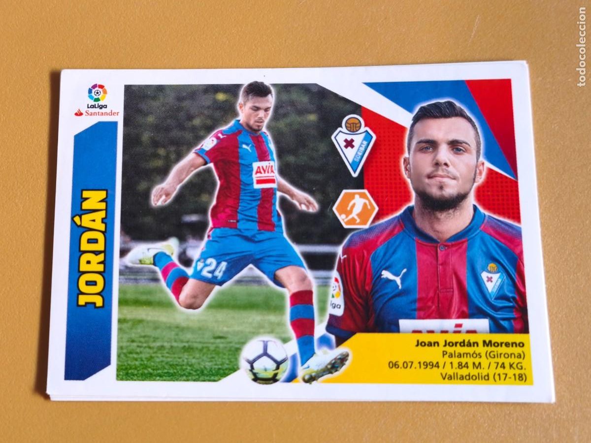 Cromos de f&uacute;tbol: jordan, liga 2017 18 ultimo fichaje