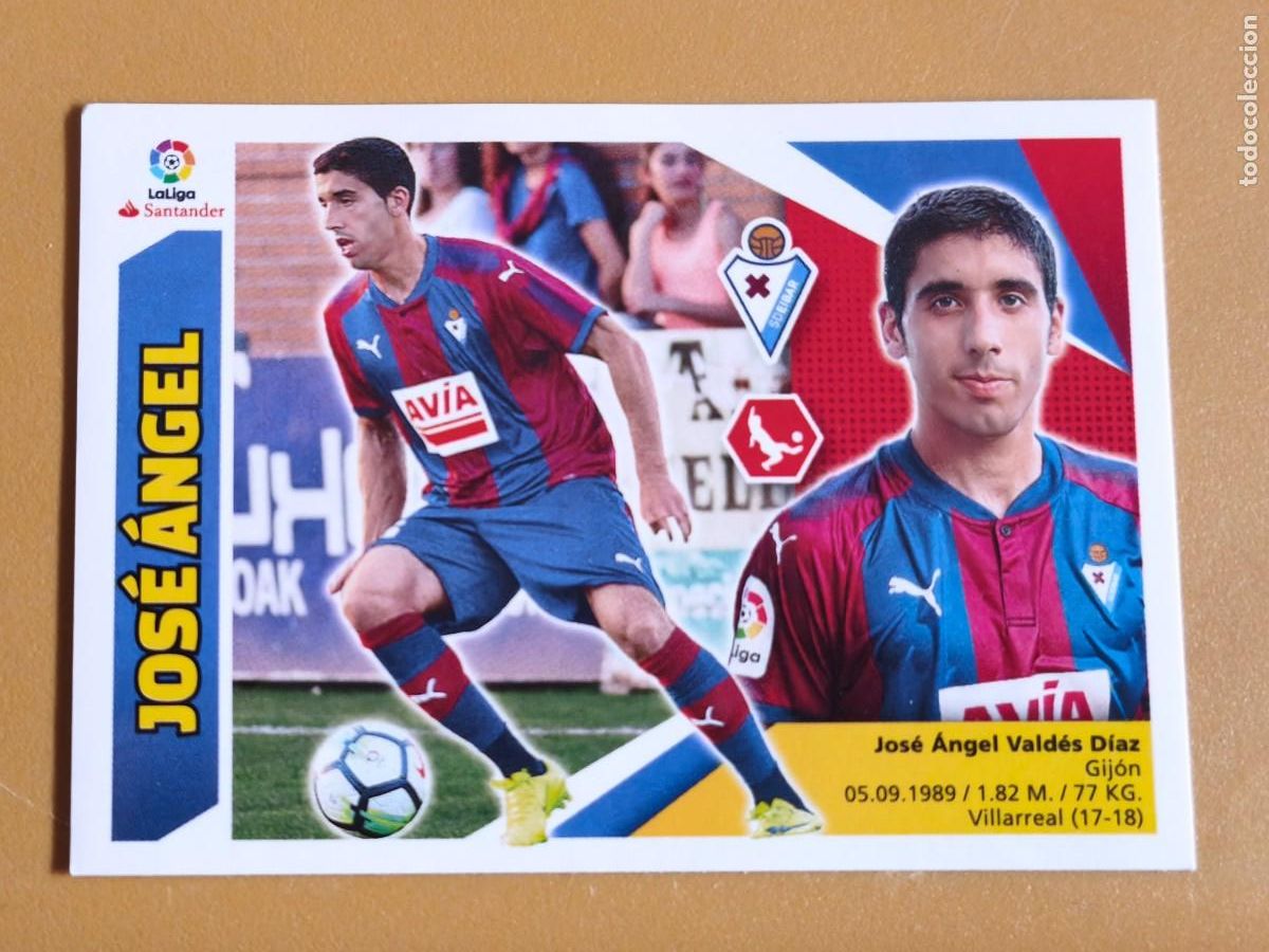 Cromos de f&uacute;tbol: jose angel, liga 2017 18 ultimo fichaje