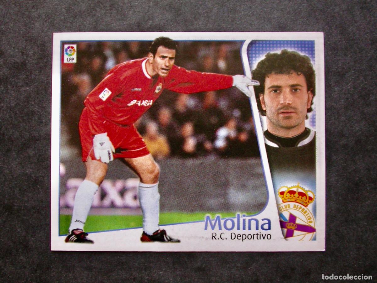 Cromos de f&uacute;tbol: MOLINA / DEPORTIVO / EDICIONES ESTE LIGA 2004-2005 04-05 / NUNCA PEGADO