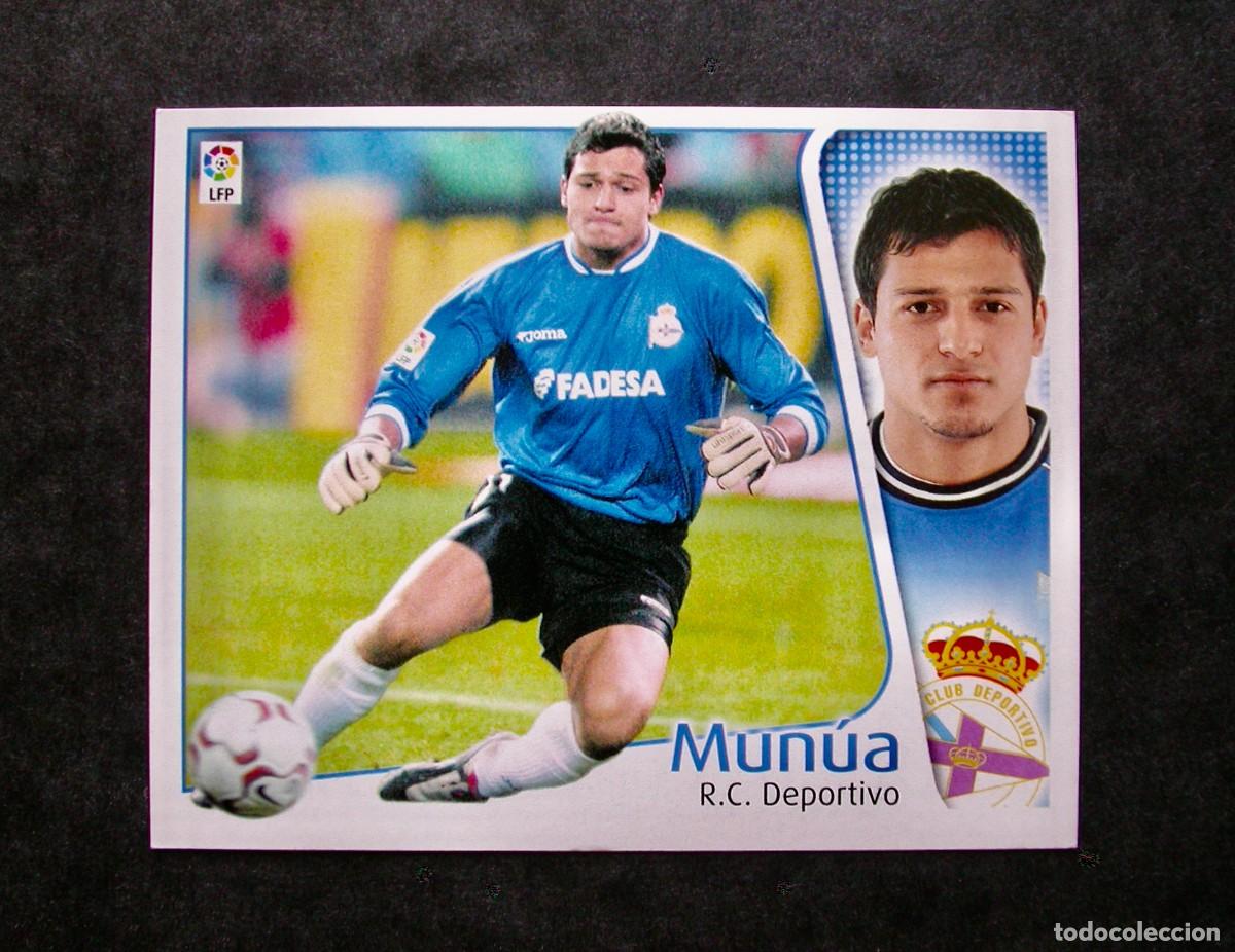 Cromos de f&uacute;tbol: MUN&Uacute;A / DEPORTIVO / EDICIONES ESTE LIGA 2004-2005 04-05 / NUNCA PEGADO