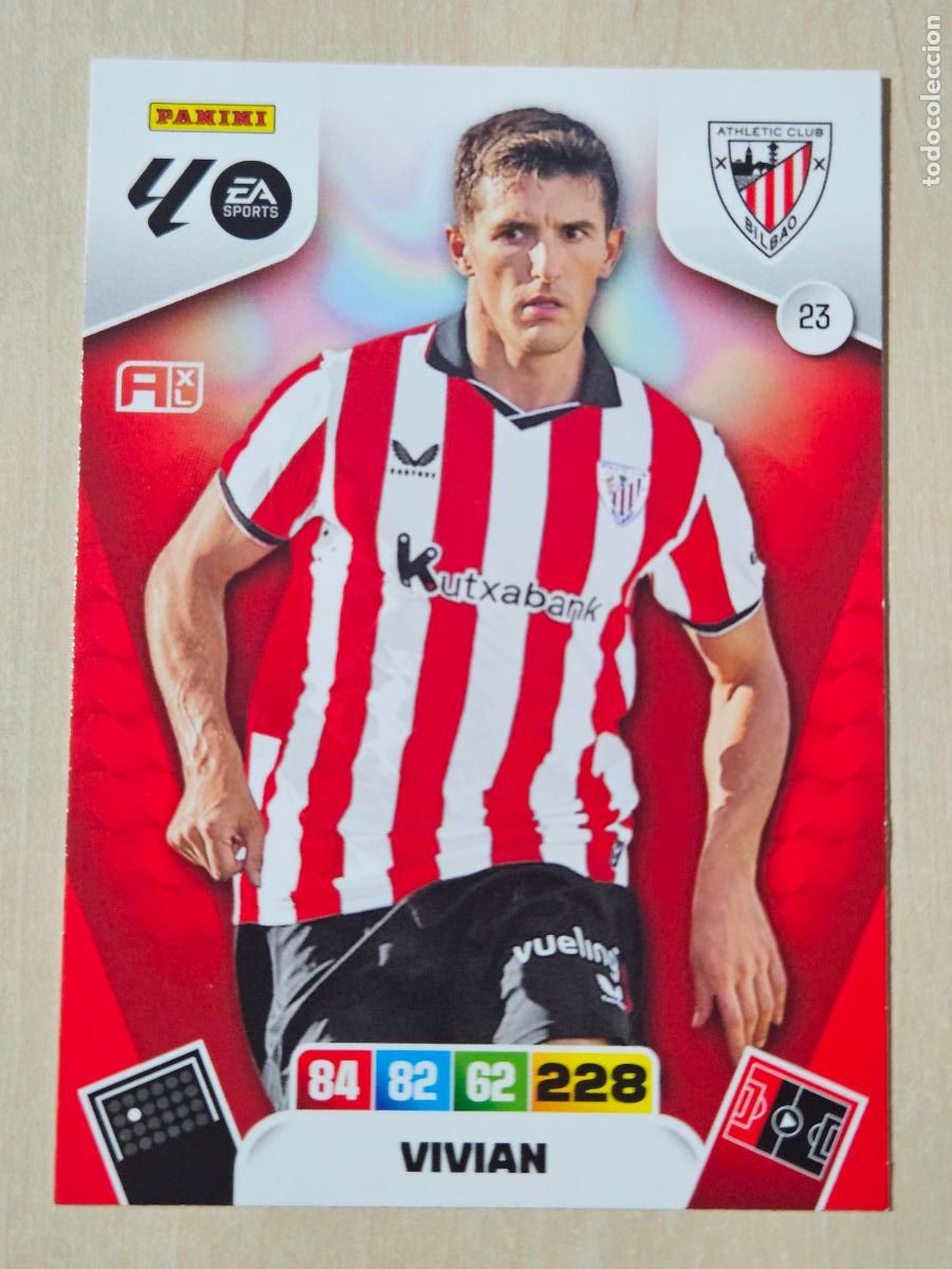 Cromos de f&uacute;tbol: FICHA N&ordm; 23 VIVIAN - ADRENALYN 25 26 - PANINI 2025 - 26 - CROMO - ATHLETIC DE BILBAO
