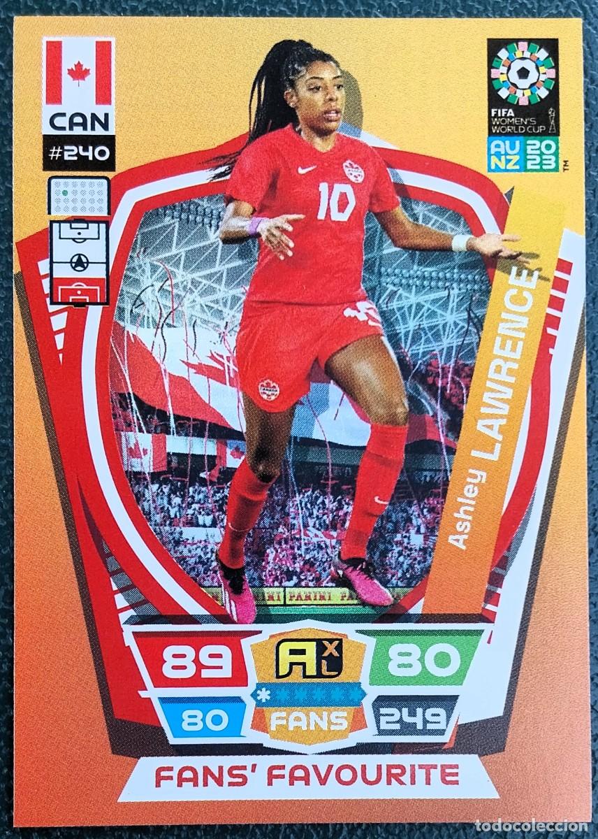 Figurine di Calcio: 240 LAWRENCE CANADA FANS FAVOURITE FICHAS ALBUM ADRENALYN FEMENINO MUNDIAL WOMEN'S WORLD AU NZ 2023