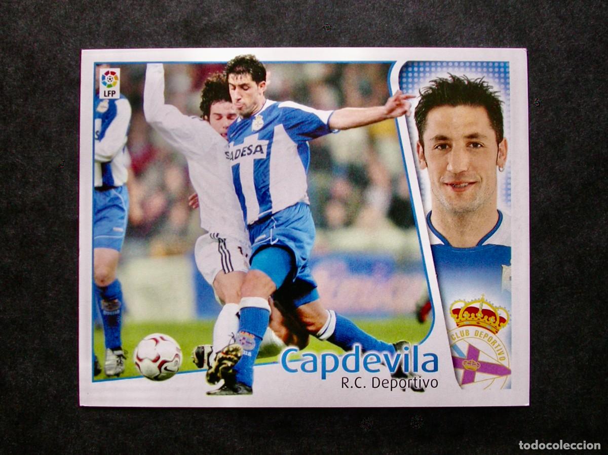 Figurine di Calcio: CAPDEVILA / DEPORTIVO / EDICIONES ESTE LIGA 2004-2005 04-05 / NUNCA PEGADO