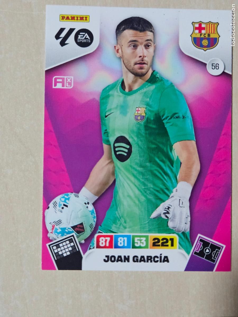 Figurine di Calcio: FICHA N&ordm; 56 JOAN GARCIA - ADRENALYN 25 26 - PANINI 2025 - 26 - CROMO - BARCELONA