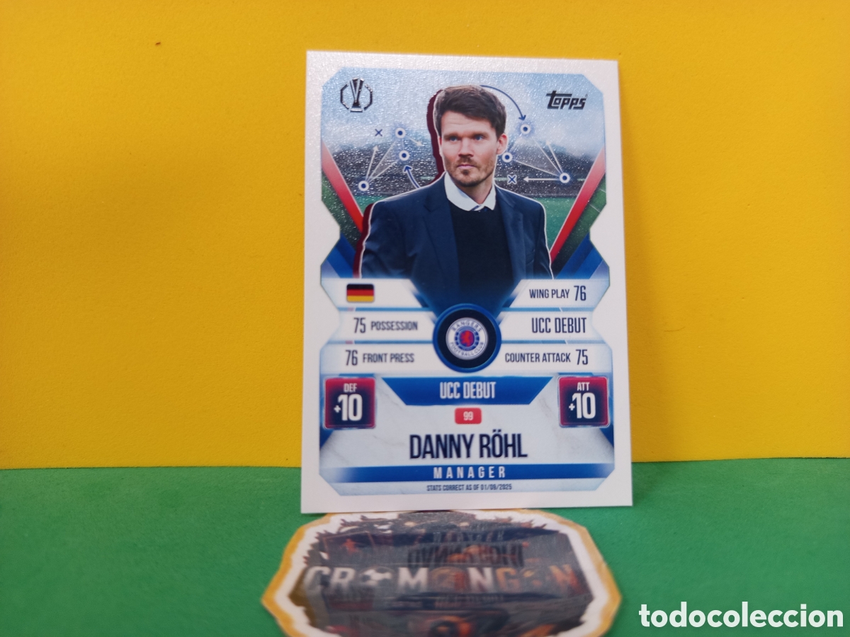 Cromos de f&uacute;tbol: ❇️ CROMO ⚽ R&Ouml;HL RANGERS 99 MANAGER MATCH ATTAX EXTRA CHAMPIONS LEAGUE UCL 2025 2026 25 26 ❇️