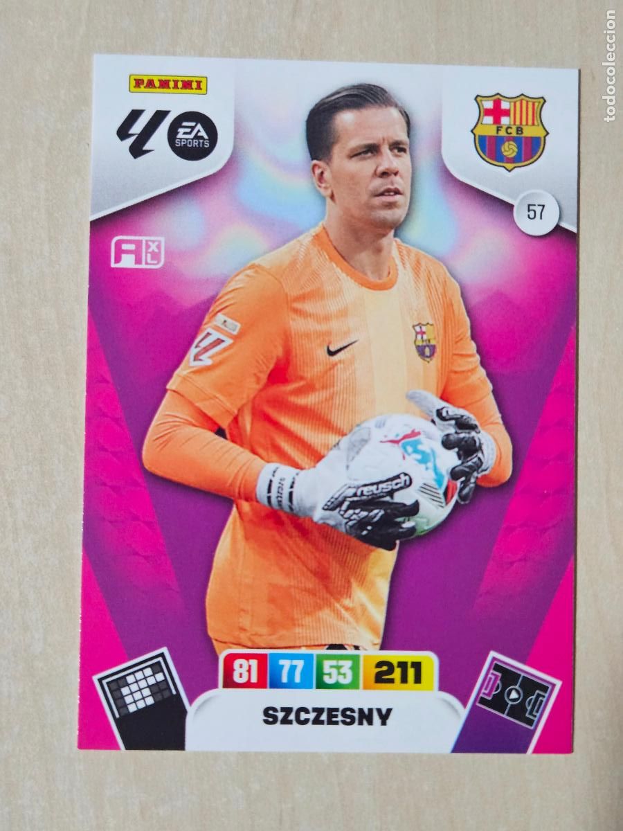 Figurine di Calcio: FICHA N&ordm; 57 SZCZESNY - ADRENALYN 25 26 - PANINI 2025 - 26 - CROMO - BARCELONA