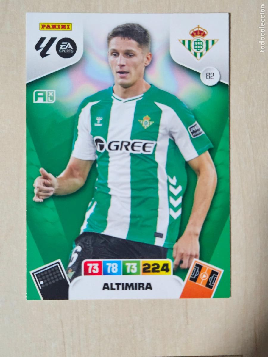 Figurine di Calcio: FICHA N&ordm; 82 ALTIMIRA - ADRENALYN 25 26 - PANINI 2025 - 26 - CROMO - REAL BETIS