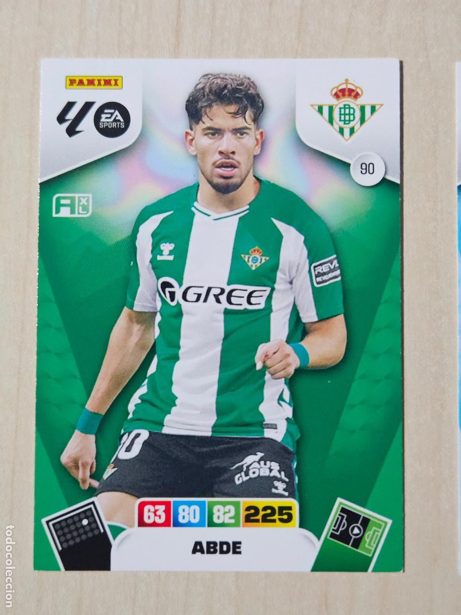 Cromos de f&uacute;tbol: FICHA N&ordm; 90 ABDE - ADRENALYN 25 26 - PANINI 2025 - 26 - CROMO - REAL BETIS